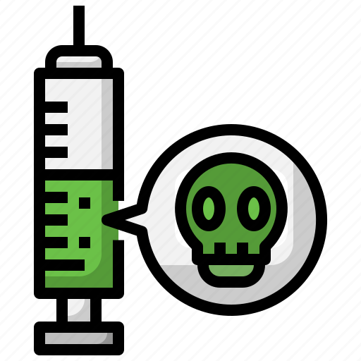 Syringe, drugs, injection, poison, lethal icon - Download on Iconfinder