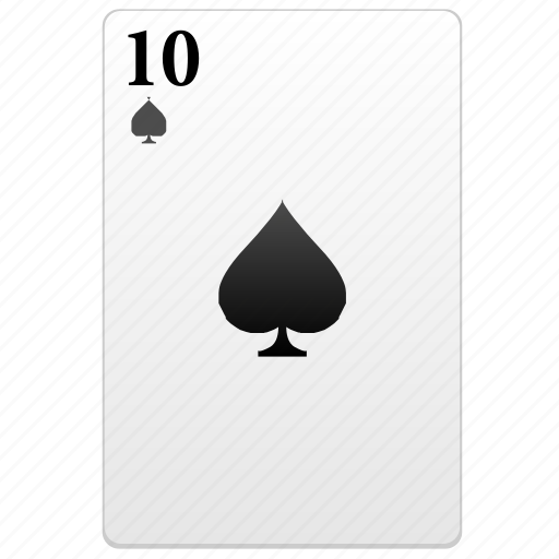 Card, play, poker, ten icon - Download on Iconfinder
