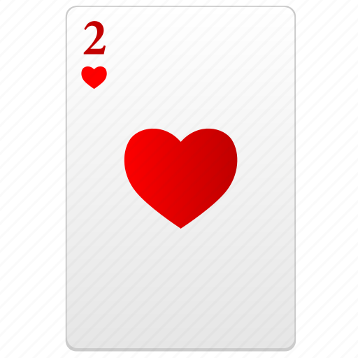 Card, poker, red, two icon - Download on Iconfinder