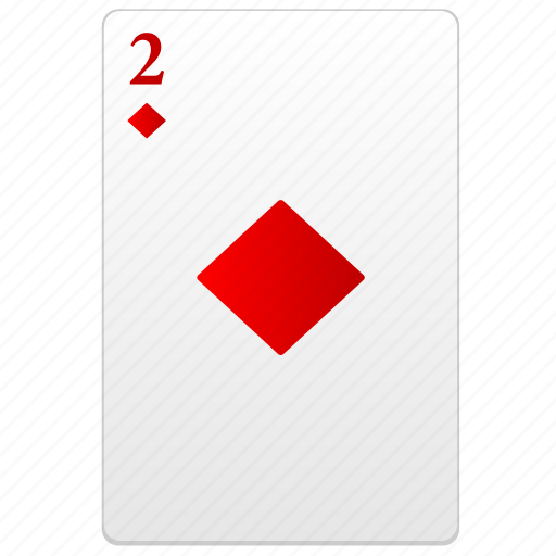 Card, face, playing, poker, red, two, value icon - Download on Iconfinder