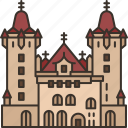 castle, moszna, poland, heritage, historic