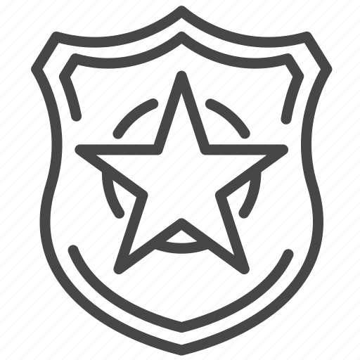 Badge, cop, emblem, justice, police icon - Download on Iconfinder