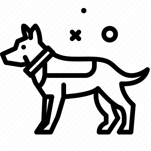 Dog, order, law, protect icon - Download on Iconfinder