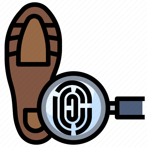 Detective, evidence, fingerprint, glass, identification, interface, loupe icon - Download on Iconfinder