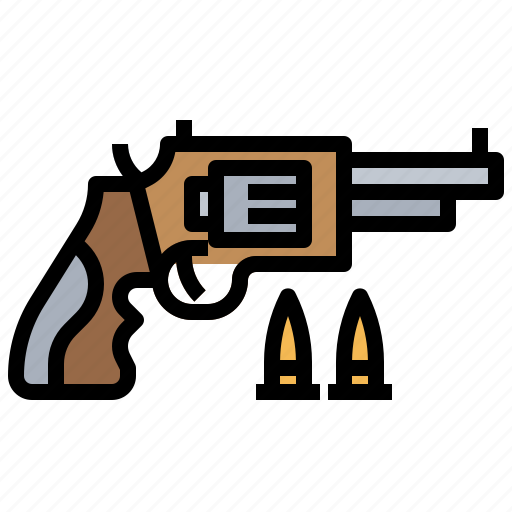 Crime, gun, miscellaneous, pistol, security, signaling, weapons icon - Download on Iconfinder
