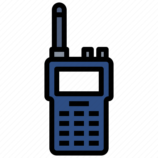 Communication, communications, frequency, police, talkie, technology, walkie icon - Download on Iconfinder
