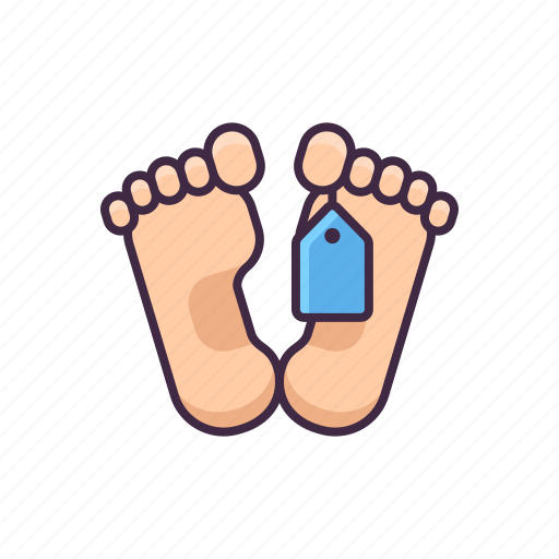 Body, coroner, dead, feet icon - Download on Iconfinder