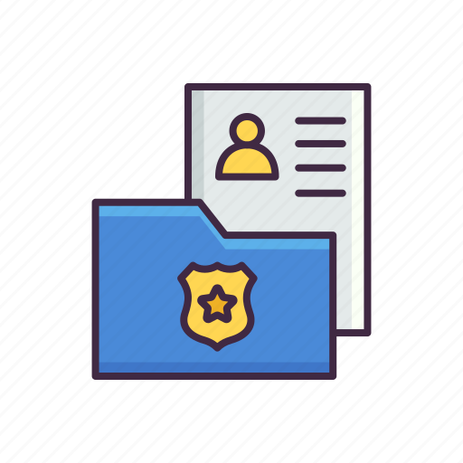 Criminal, record, folder, evidence icon - Download on Iconfinder