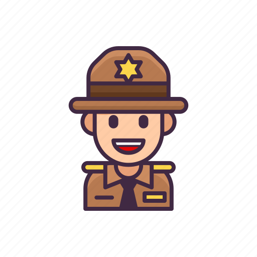 Sheriff, law, man icon - Download on Iconfinder