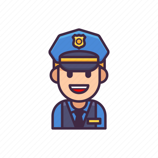 Police, trainee, man icon - Download on Iconfinder