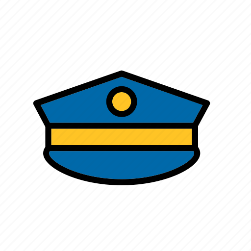 Cap, enforcement, hat, law, police icon - Download on Iconfinder
