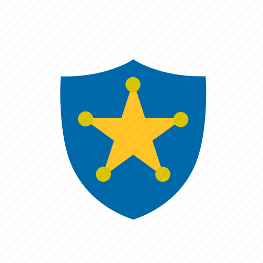 Badge, chief, officer, police, sheriff, star icon - Download on Iconfinder