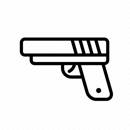 Enforcement, gun, handgun, law, pistol, police, weapon icon - Download on Iconfinder