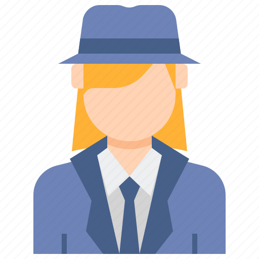 Female, detective, woman icon - Download on Iconfinder