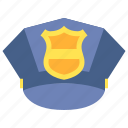 police, hat, cap
