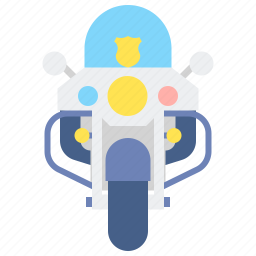 Police, motorcycle, bike icon - Download on Iconfinder