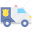 police, van, transport, vehicle 