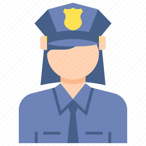 Policewoman, police, woman icon - Download on Iconfinder