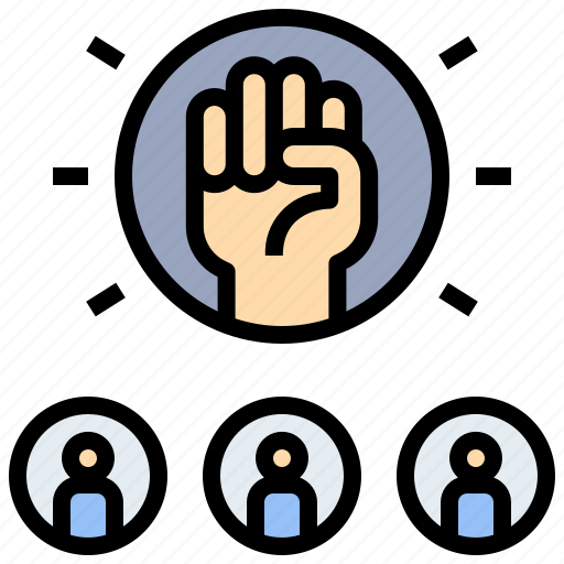 Unity, power, revolution, resistance, protest, teamwork, ideology icon - Download on Iconfinder