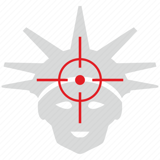 Danger, kill, liberty, politics, usa, war, warning icon - Download on Iconfinder