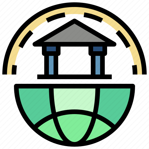 World, bank, political, politics, government, international, law icon - Download on Iconfinder