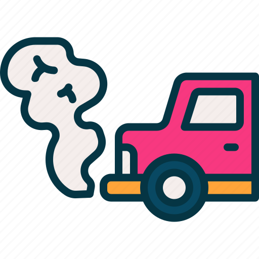 Car, pollution, waste, gas, smoke icon - Download on Iconfinder