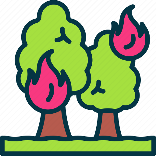 Forest, fire, wildfire, danger, disaster icon - Download on Iconfinder