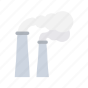 chimney, emissions, industrial pollution, flue gas, factory smoke, power plant, tall stack, energy generation