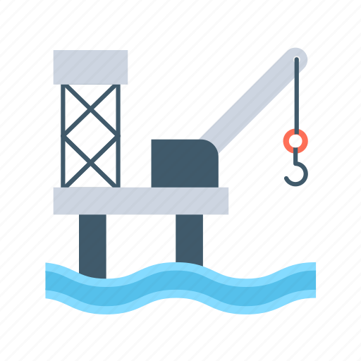 Oil platform, petroleum, offshore, offshore drilling, oil rig, crude oil, energy icon - Download on Iconfinder