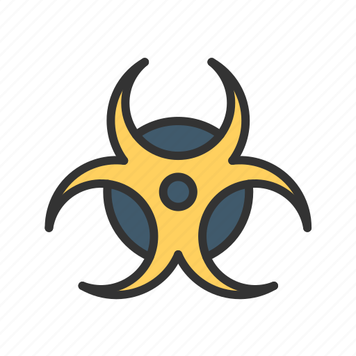 Biohazard sign, dangerous microorganisms, pathogenic agents, containment, protective equipment, biohazard symbol, medical waste icon - Download on Iconfinder