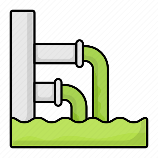 Waste water, sewage pollution, industrial water, industrial sewage, water icon - Download on Iconfinder