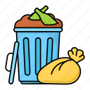trash, bin, garbage, rubbish, dumpster, bag, trash bin