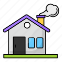 house, extracting, smoke, smog, air pollution, property