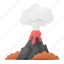volcano, explosion, natural disaster, air pollution, land pollution, volcano eruptions 
