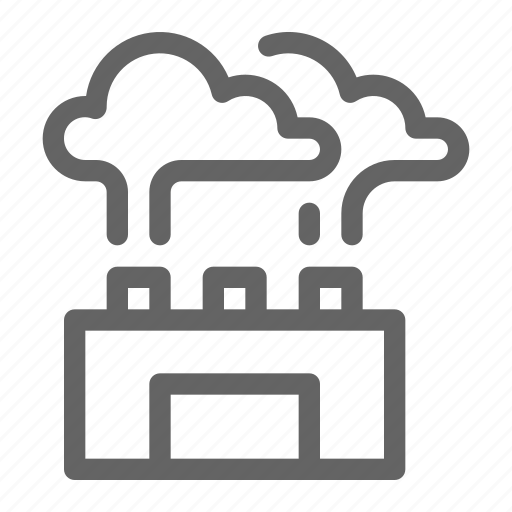 Factory, pollution, smoke icon - Download on Iconfinder