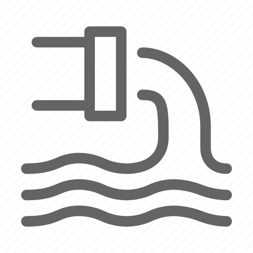 Pollution, river, waste, water icon - Download on Iconfinder