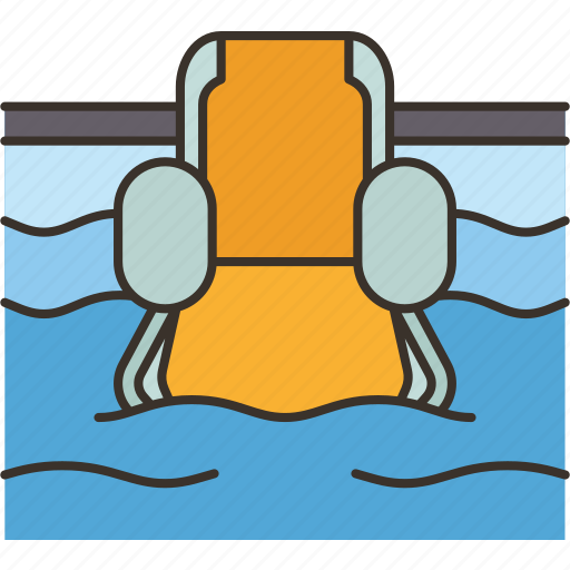 Chair, float, inflatable, leisure, pool icon - Download on Iconfinder