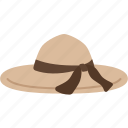 hat, summer, beach, clothing, fashion