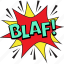 blaf bubble, blaf comic art, blaf pop art, blaf speech balloon, blaf thought bubble 