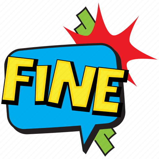 Fine, fine comic bubble, fine comment bubble, fine pop art, fine speech bubble sticker - Download on Iconfinder
