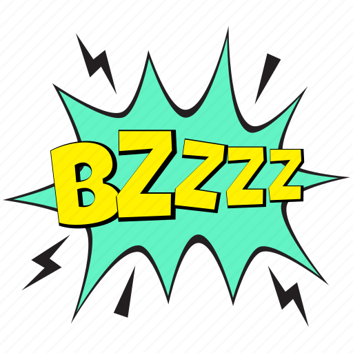 Bzzz pop art, bzzzz, bzzzz comic art, excitement bubble, exhilaration pop bubble sticker - Download on Iconfinder