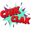 chick clak comment bubble, chik clak, chik clak comic bubble, chik clak speech bubble, chk clak pop art 