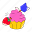 sweet food, cupcake, muffin, bakery food, confectionery 