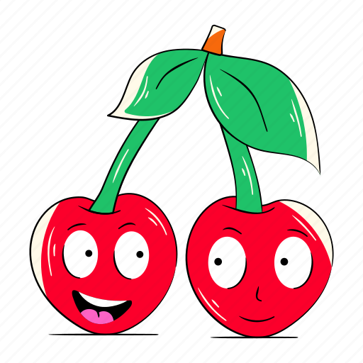 Berries, cherries, fruit, healthy food, cute berries icon - Download on Iconfinder
