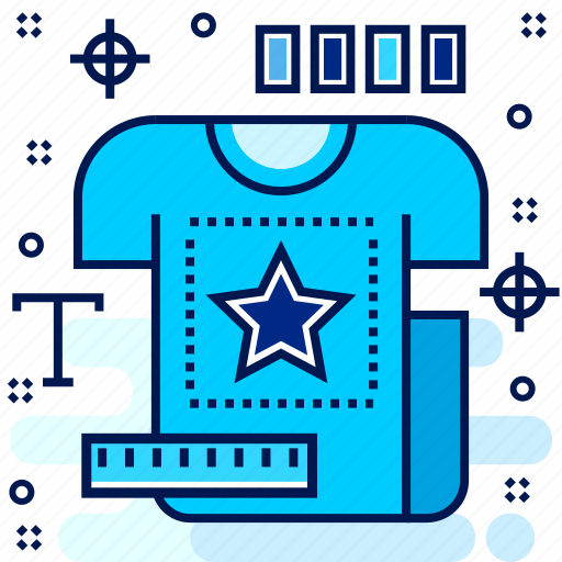 Clothes, clothing, color, printing, selection, size, t-shirt icon - Download on Iconfinder