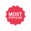 badge, best seller, most popular, tag 