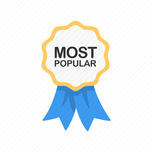 Award, most popular, reward, ribbon icon - Download on Iconfinder