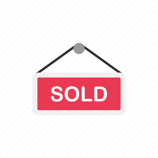Sell, shop, sold, sold sign icon - Download on Iconfinder
