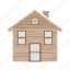 building, freez, home, house, snow, wood 