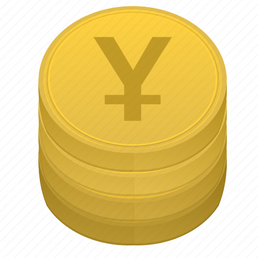 Bank, coin, japan, money, stack, yen icon - Download on Iconfinder
